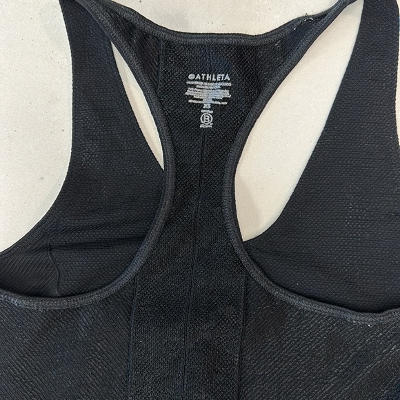 Athleta Stretch Thick Knit Tank Top Black XS - Picture 5 of 11